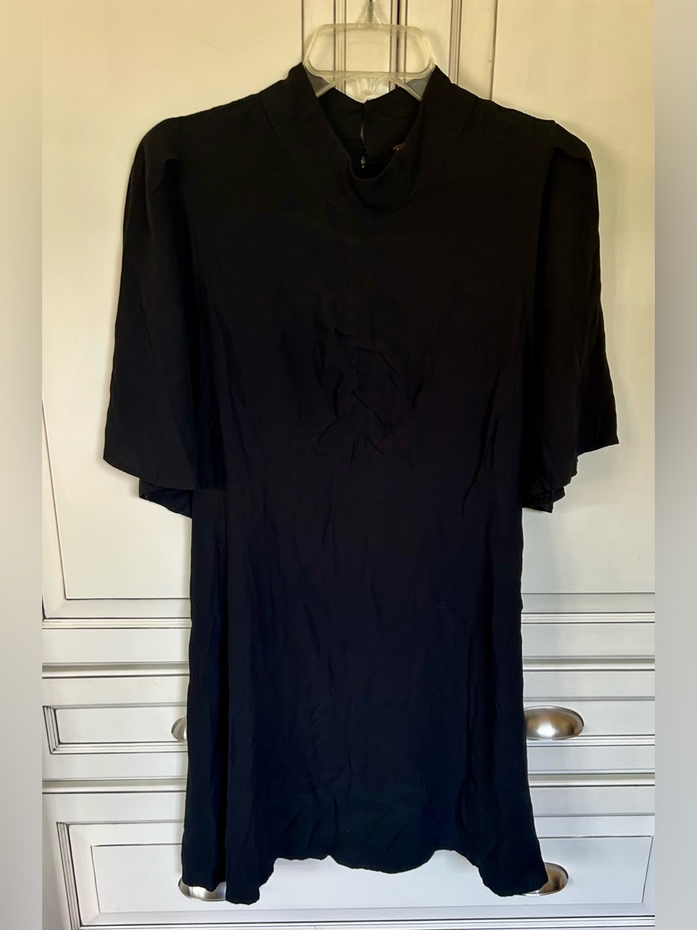 Free People “Be my baby” Black mini Dress size 12
